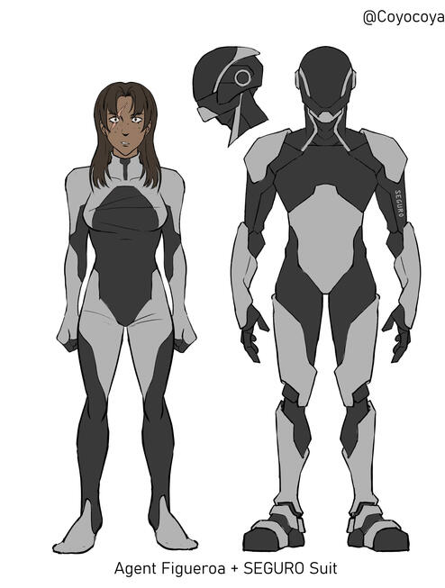 Flat shading + 2 Full Bodies + 1 Headshot