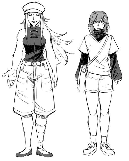 Flat Shading + 2 Fullbodies