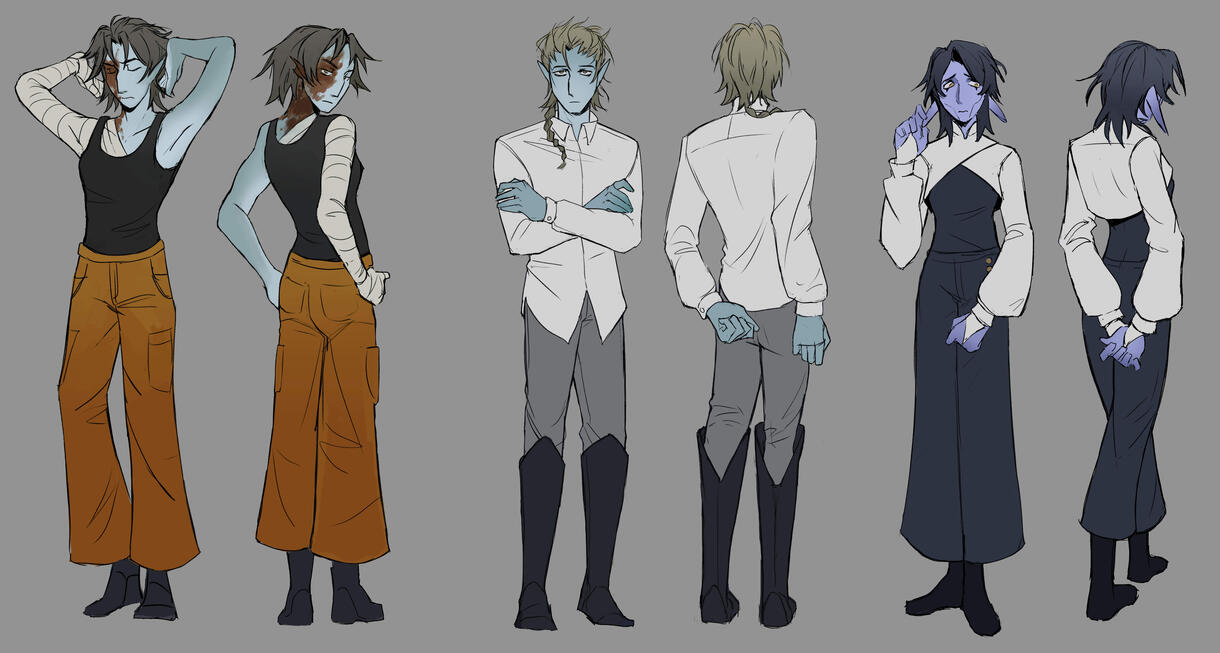 Flat Shading + 6 Full Bodies