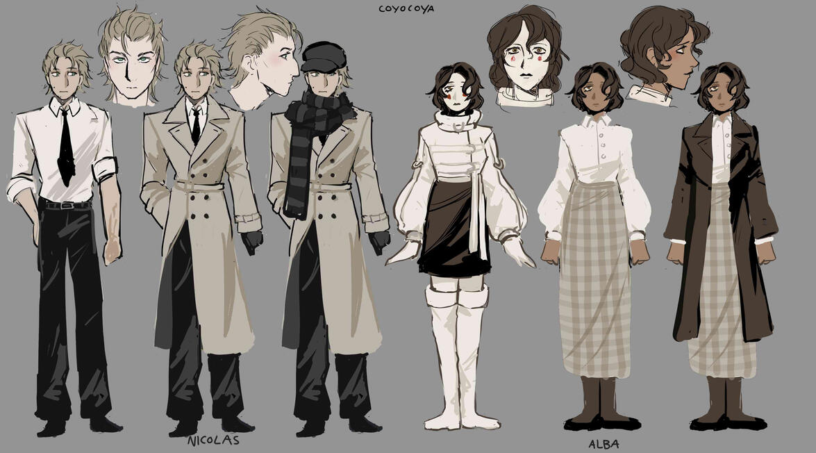 Flat Shading + 6 Full Bodies + 4 Head Shots