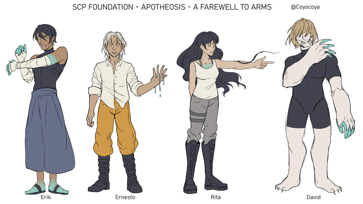 Flat Shading + 4 Full Bodies